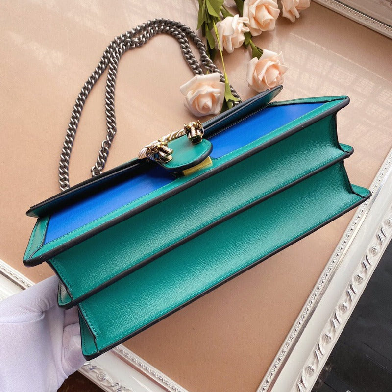 Dionysus Shoulder Bag Blue/Green