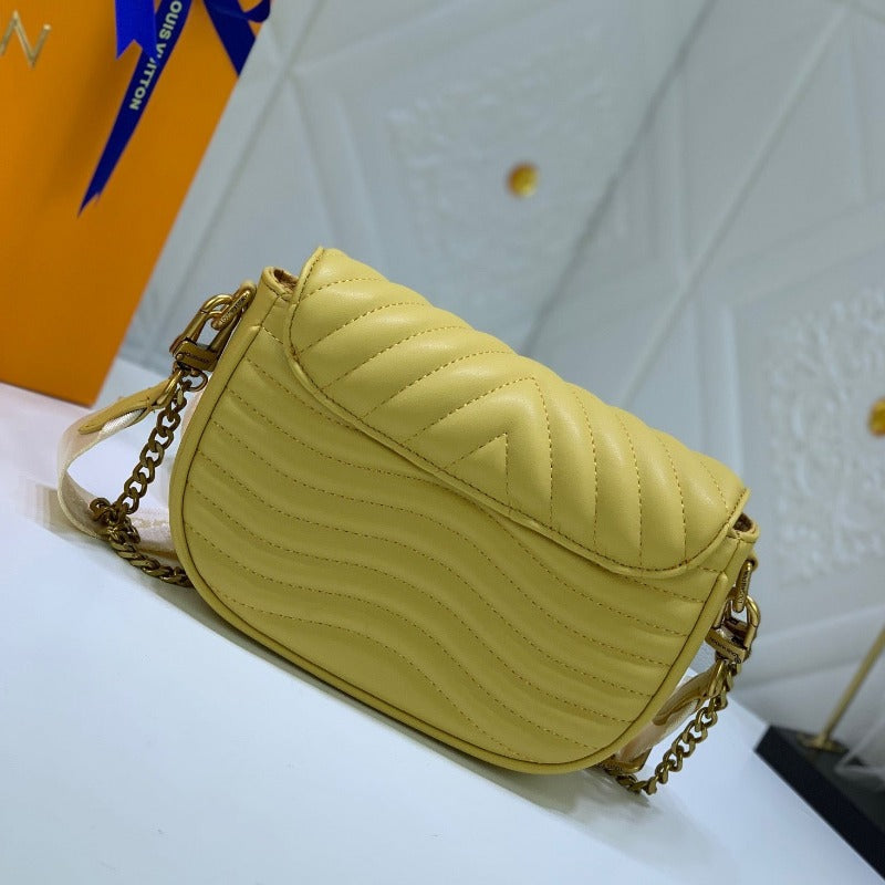 Wave Multi Pochette Bag Yellow