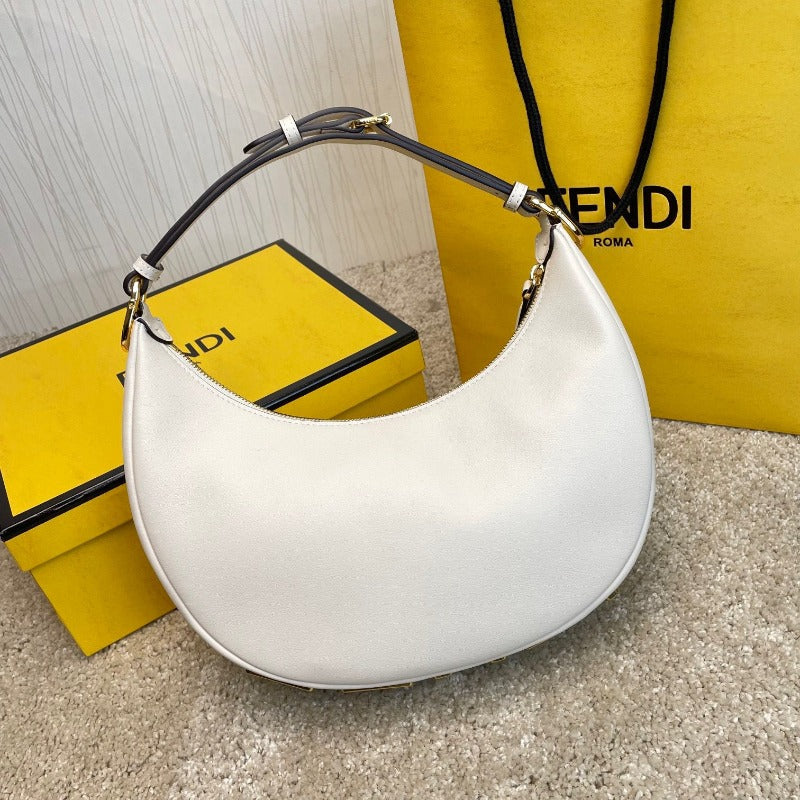 Fendigraphy Hobo Bag White