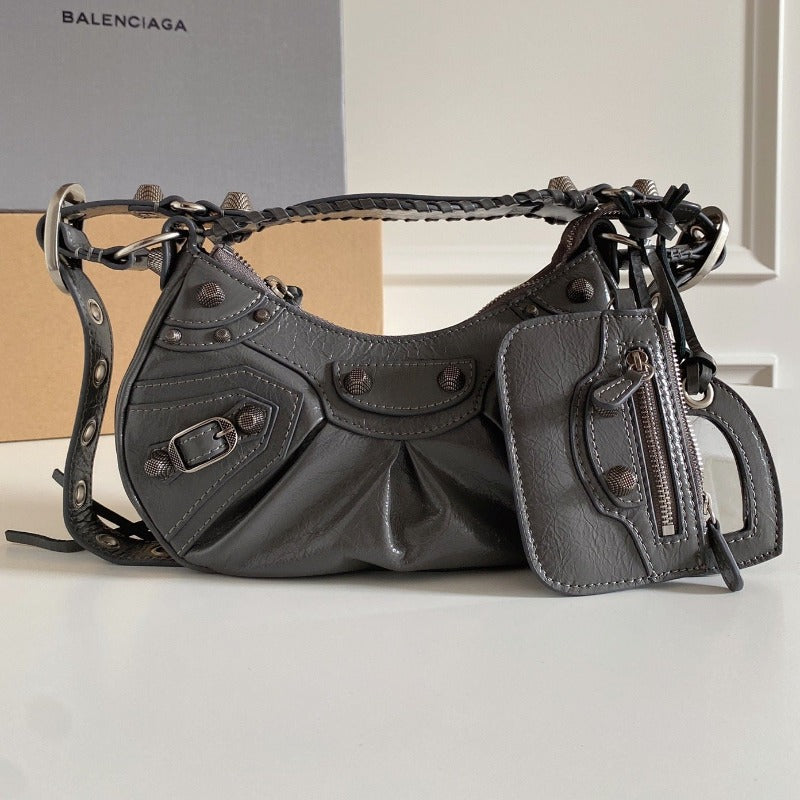 Le Cagole Small Bag Grey