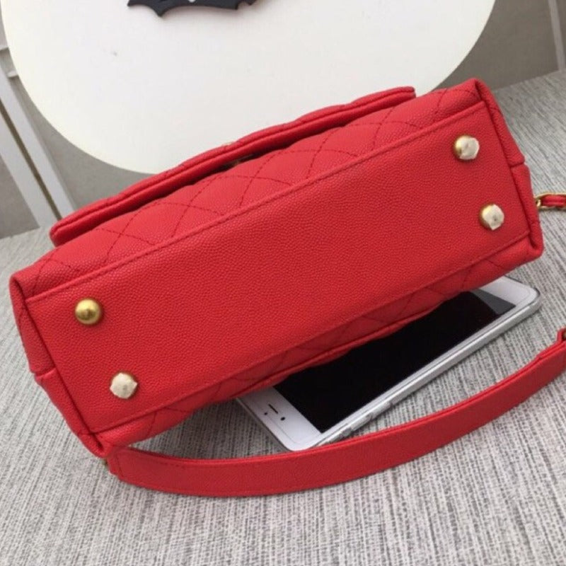 Coco Flap Bag Red New