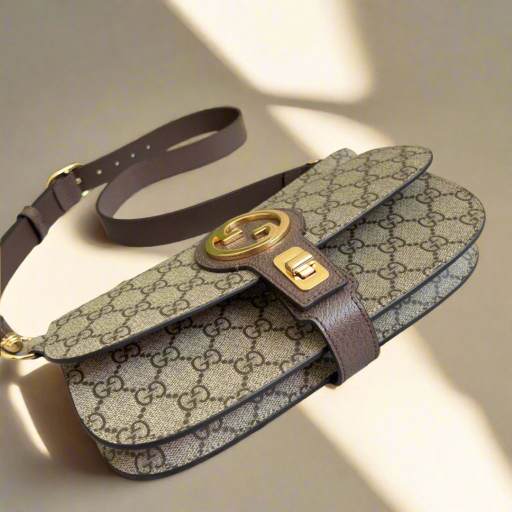 Blondie Canvas Belt Bag Brown