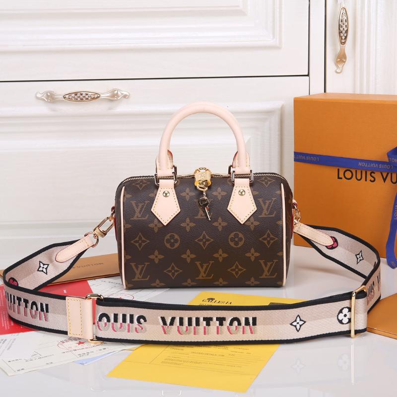 Speedy Monogram  Bandouliere 20 Brown