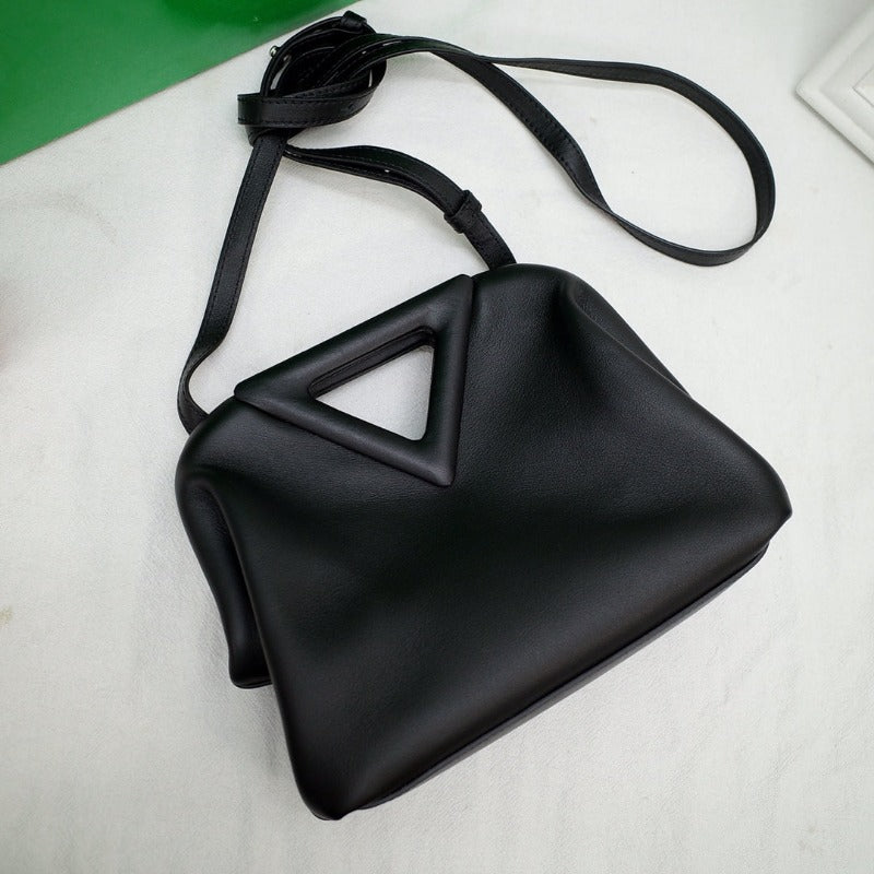 Triangle  Shoulder Bag Black