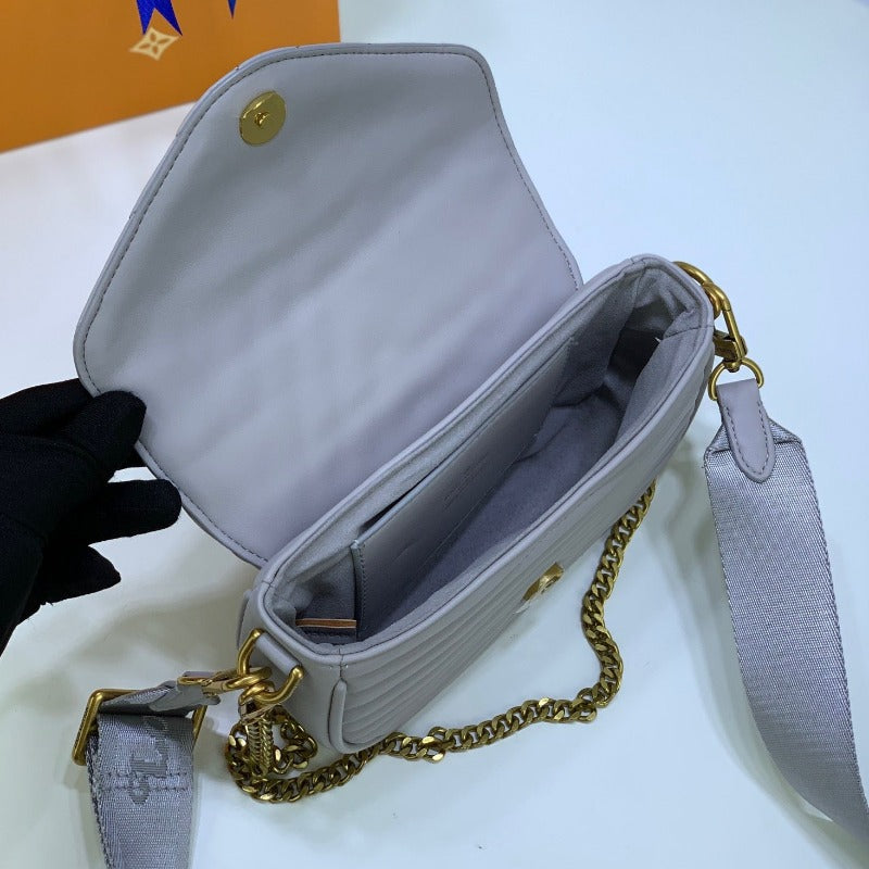 Wave Multi Pochette Bag BlueGrey