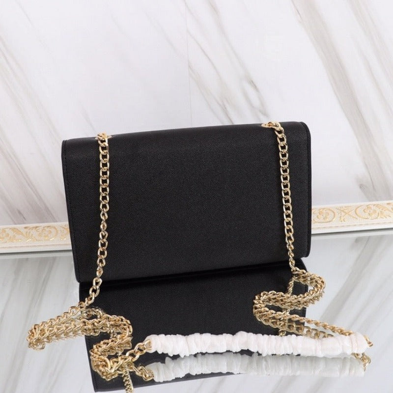 Medium Kate Tassel Bag With Chain Black