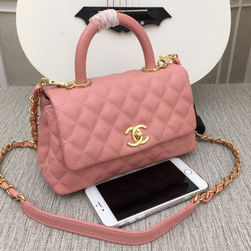 Coco Flap Bag Nude New