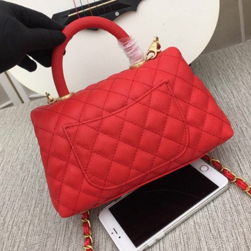 Coco Flap Bag Red New