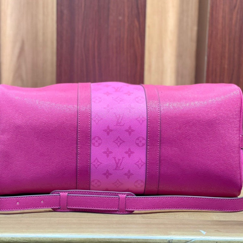 Keepall 45 Taigarama Rose Pink Weekend/Travel Bag