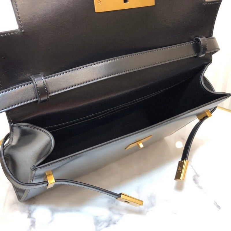 MANHATTAN SHOULDER BAG IN BOX BLACK