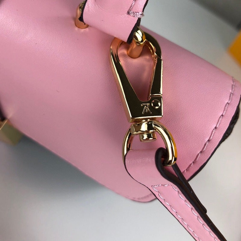 Locky Bb Lona Monogram Bag Pink