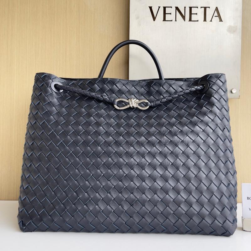 Andiamo Large Tote Bag Black/Silver