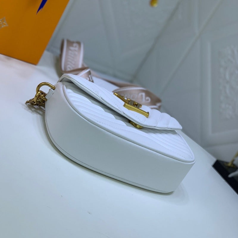 Wave Multi Pochette Bag White