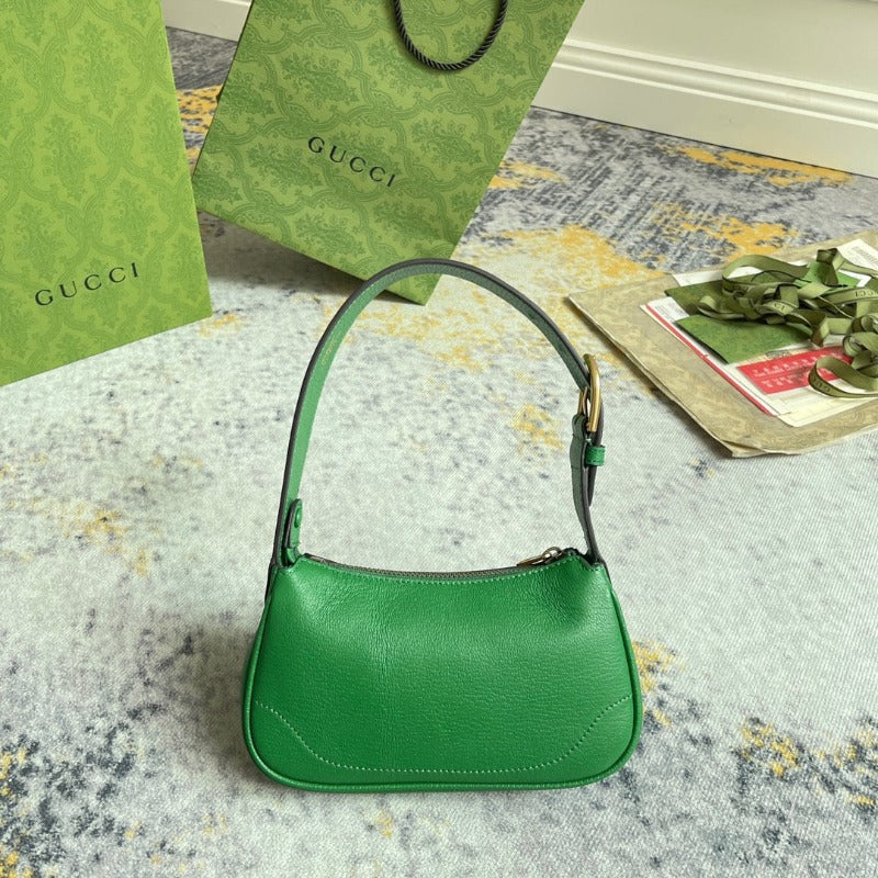 Aphrodite Small Hobo Bag Green