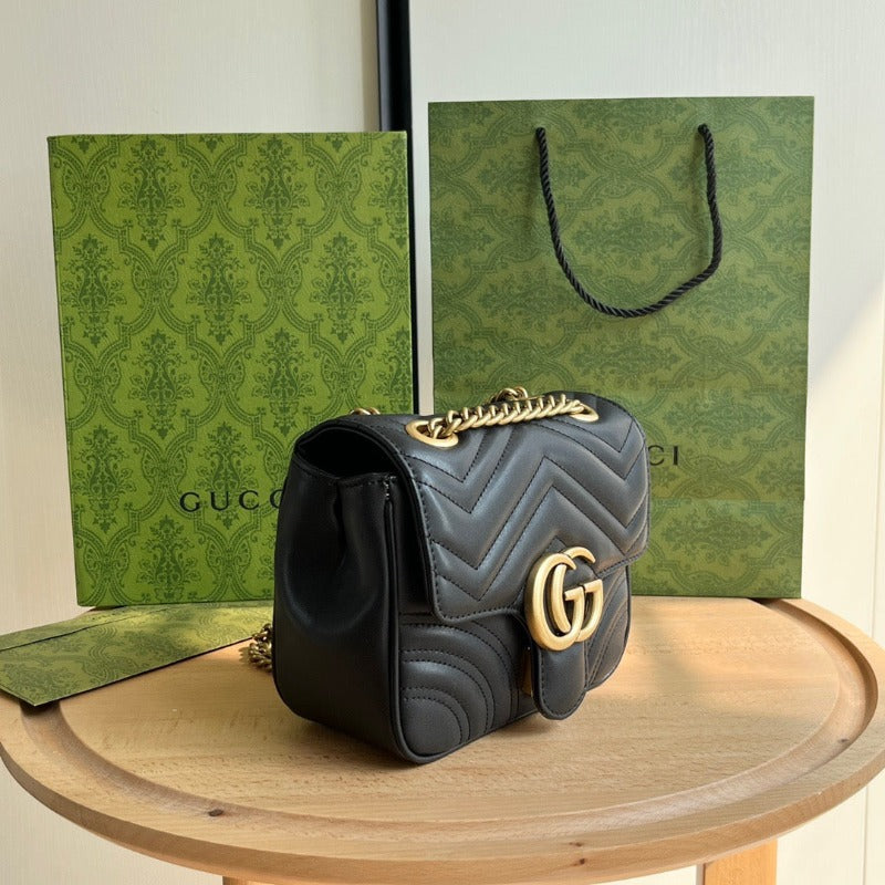 Mini Marmont Tasche Schwarz