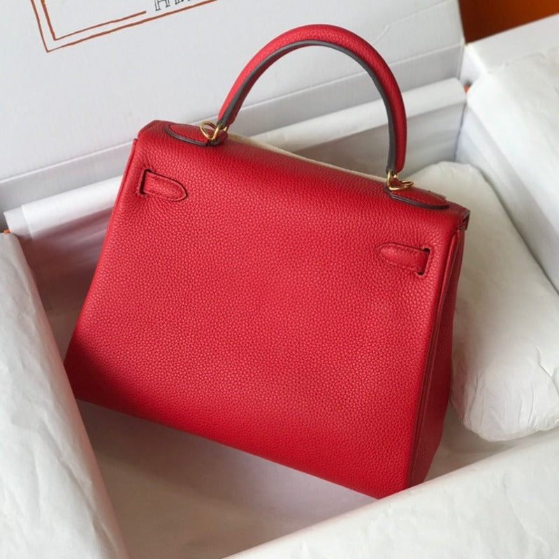 Kelly Handbag 28 Red