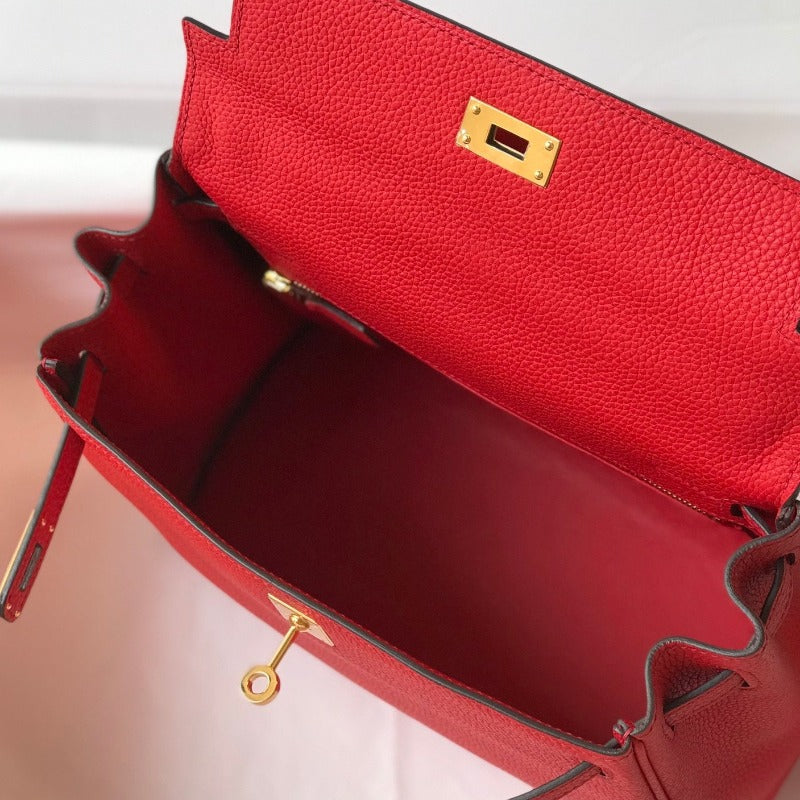 Kelly Handbag 28 Red