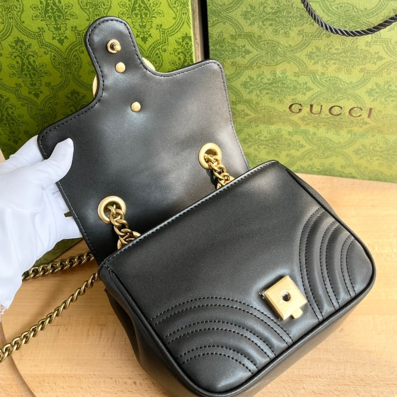 Mini Marmont Bag Black