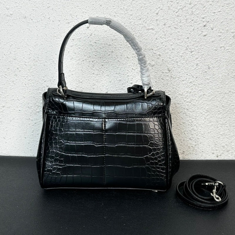 Rodeo mini Black Croc New