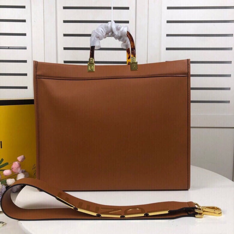 Sunshine shopper bag Brown