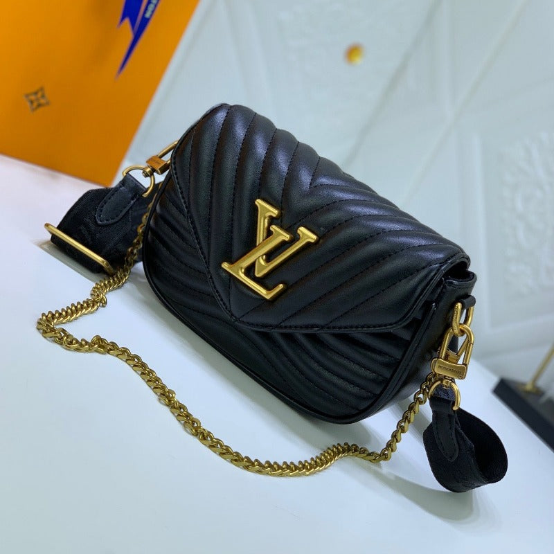 Wave Multi Pochette Bag Black