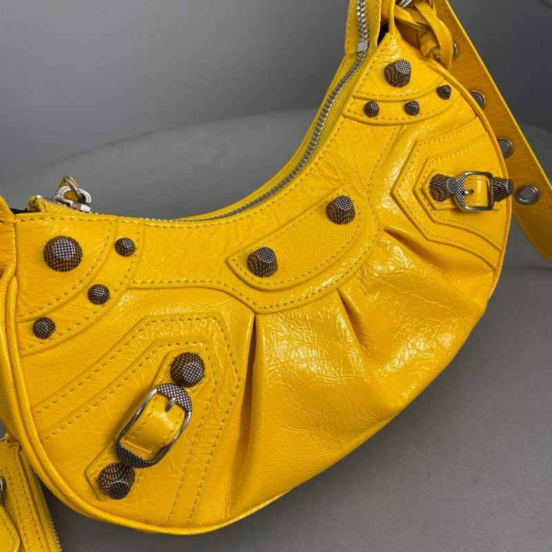 Bolso pequeño Le Cagole amarillo