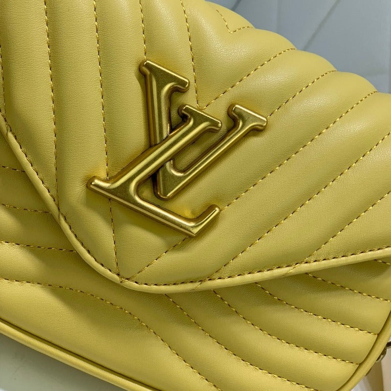 Wave Multi Pochette Bag Yellow