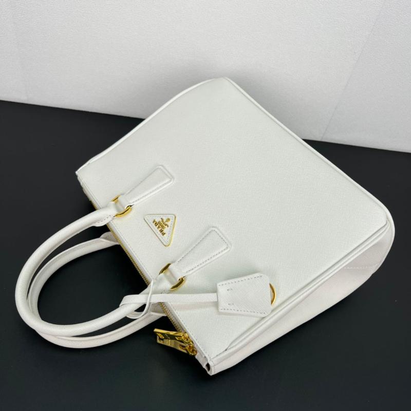 Galleria  Saffiano Leather Bag White