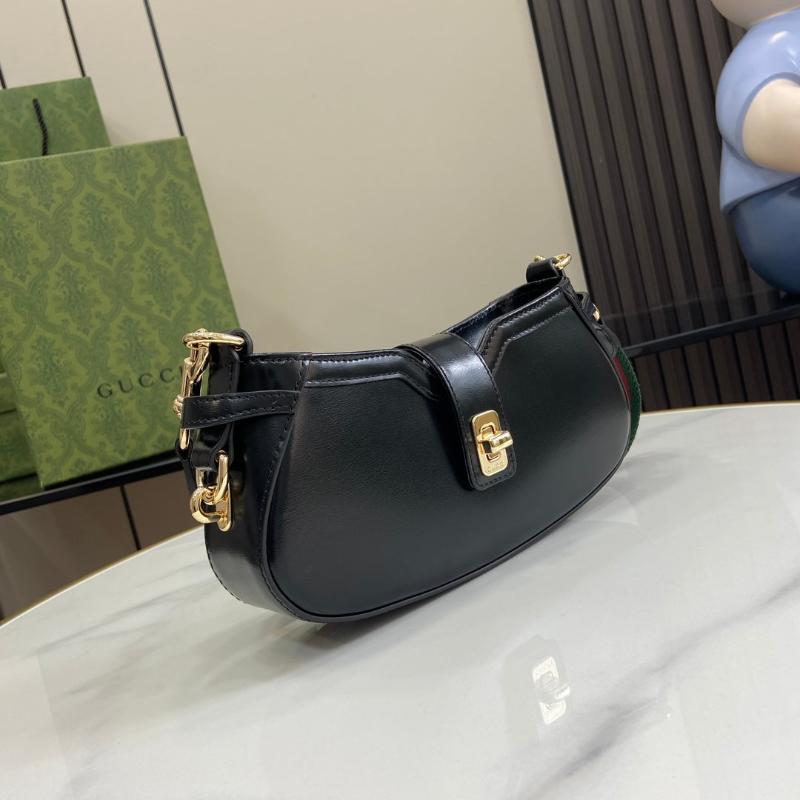 Small Moon Side shoulder bag Black New