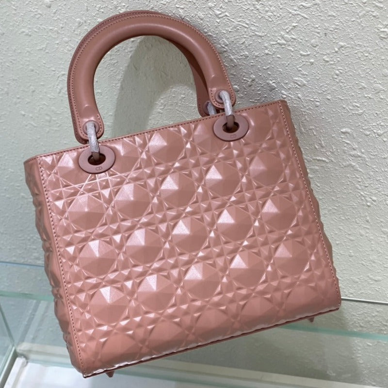 Lady Handbag Pink Beige