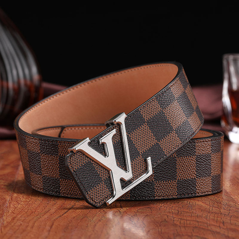 Monogram Belt Brown