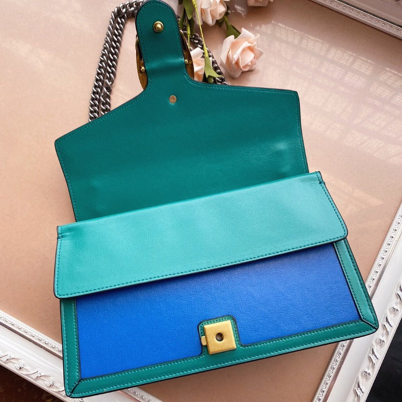 Dionysus Shoulder Bag Blue/Green