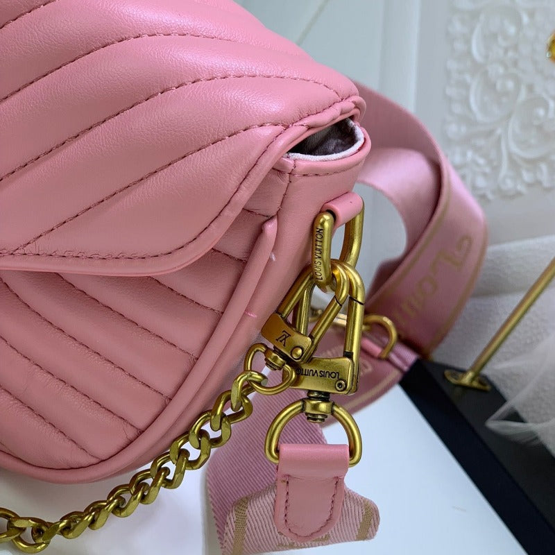 Wave Multi Pochette Bag Pink