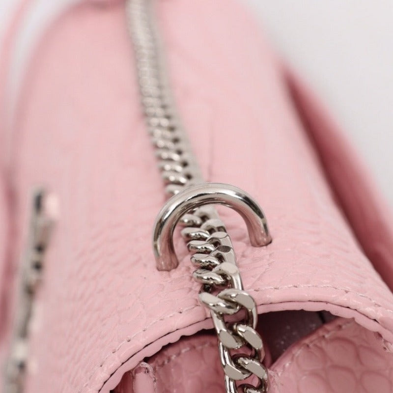 Sunset Shoulder Bag Pink Croc