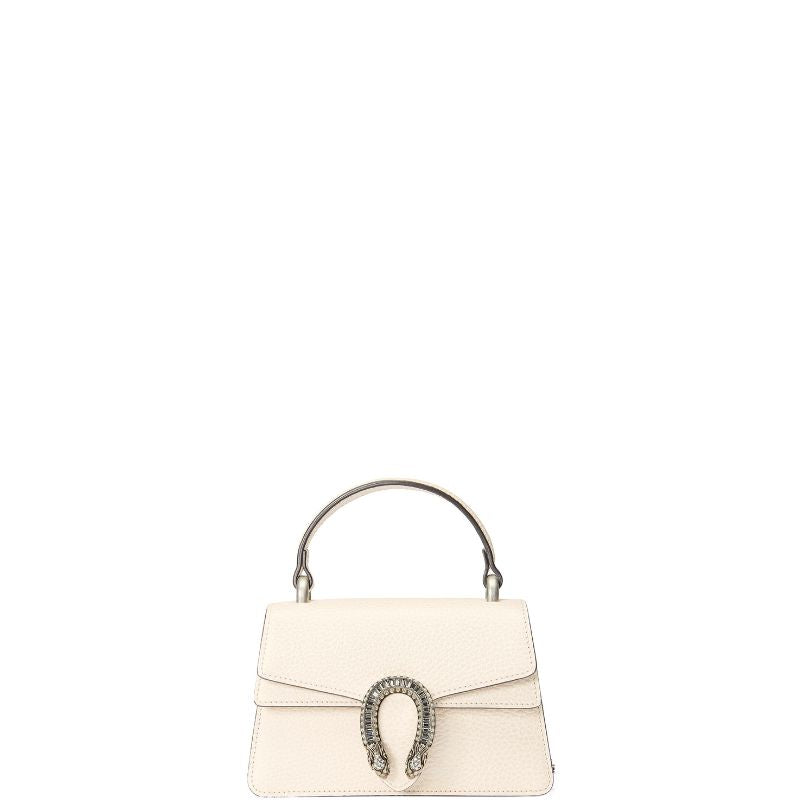 Dionysus Top Handle Bag White