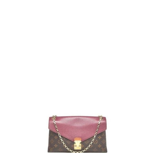 Canvas Pallas Chain Shoulder Bag Marsala