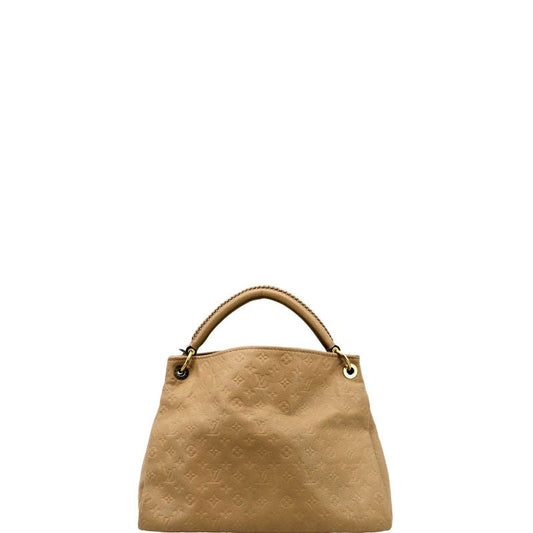 Artsy Monogram Bag Camel