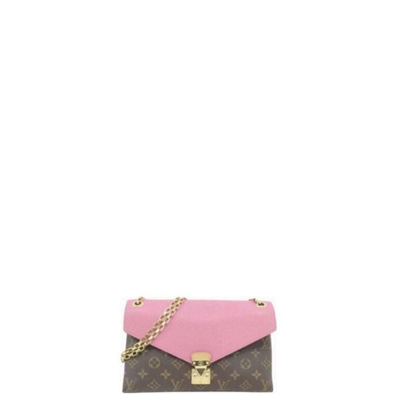 Canvas Pallas Chain Shoulder Bag Pink