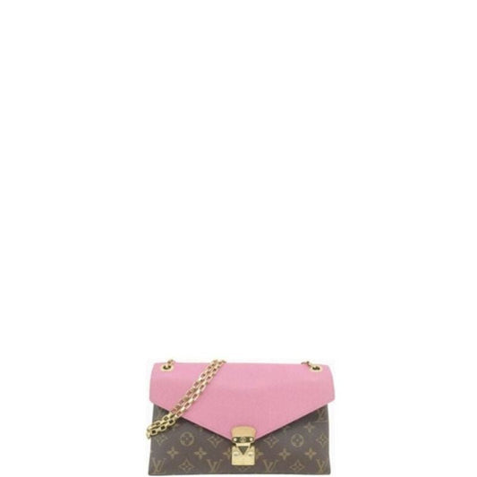 Canvas Pallas Chain Shoulder Bag Pink