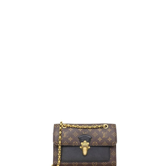 Victoire Monogram Bag Black/Brown