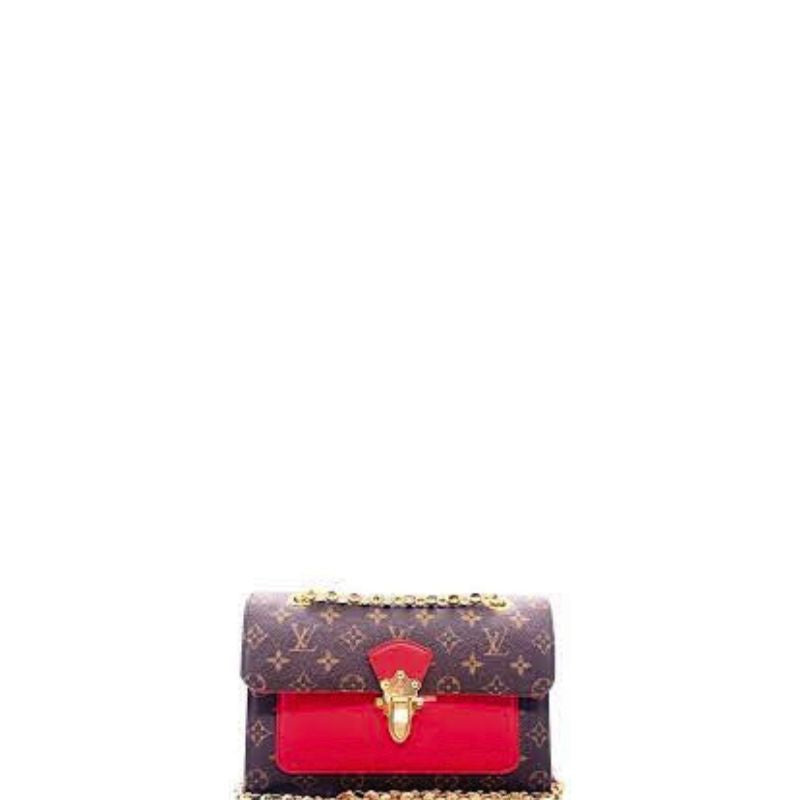 Victoire Monogram Bag Red/Brown