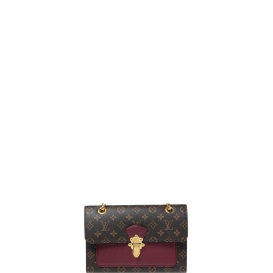 Victoire Monogram Bag Marsala/Brown