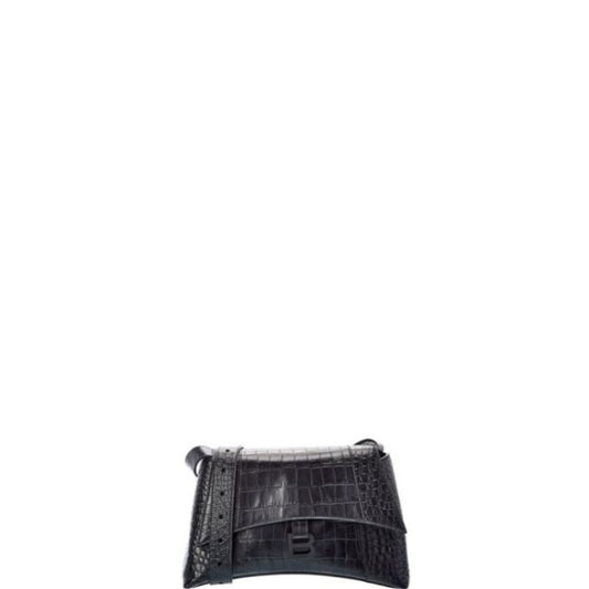 DownTown Shoulder Bag Ultra Black Croc