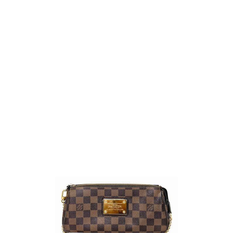 Damier  Eva Clutch Brown