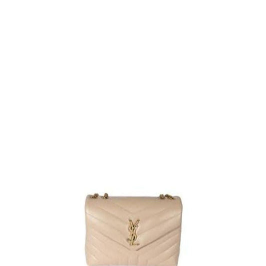 Small Loulou Shoulder Bag Beige