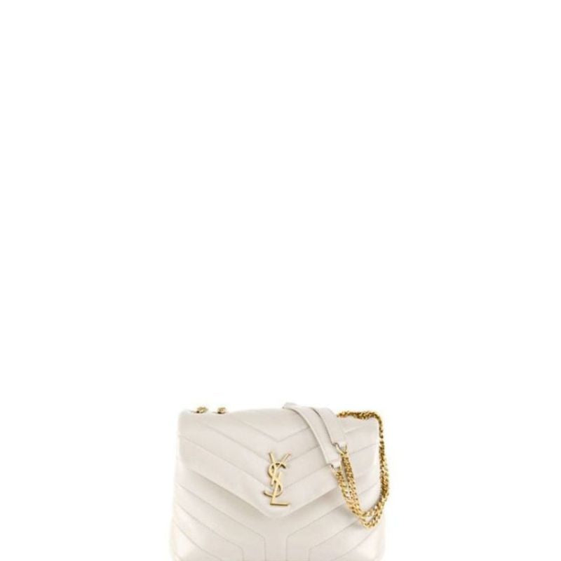 Small Loulou Shoulder Bag White