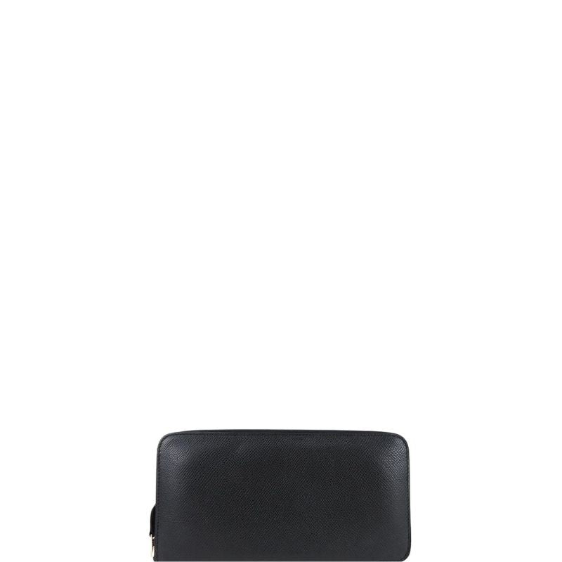 Epsom Leather Men's Clutch Wallet Black