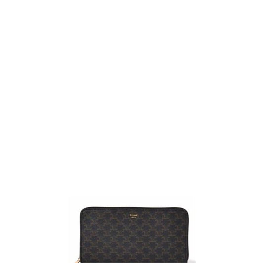 Canvas Triomphe Logo Long Wallet