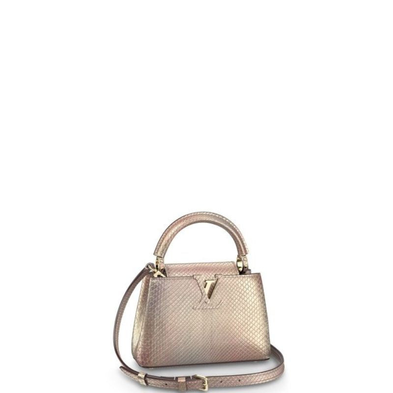 Capucines Handbag Rosy Gold