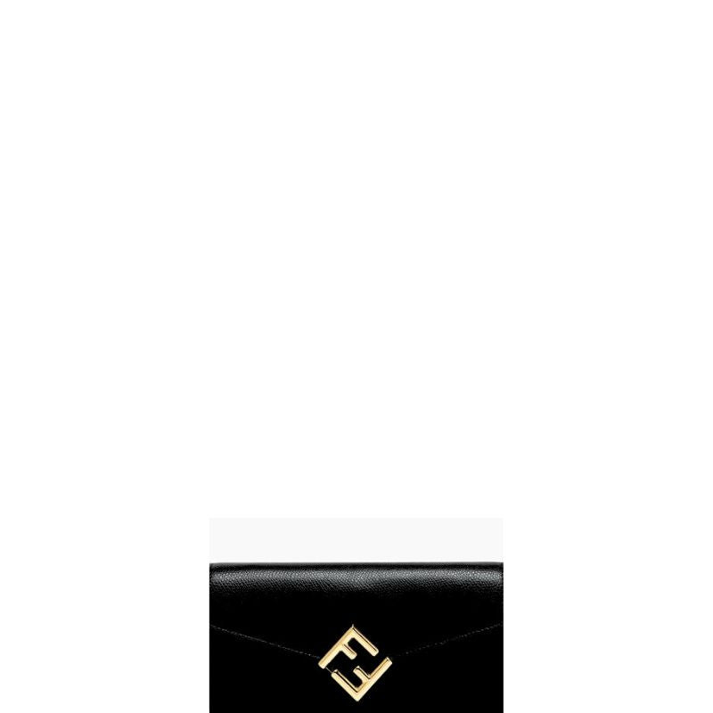 Flat FF Wallet Black